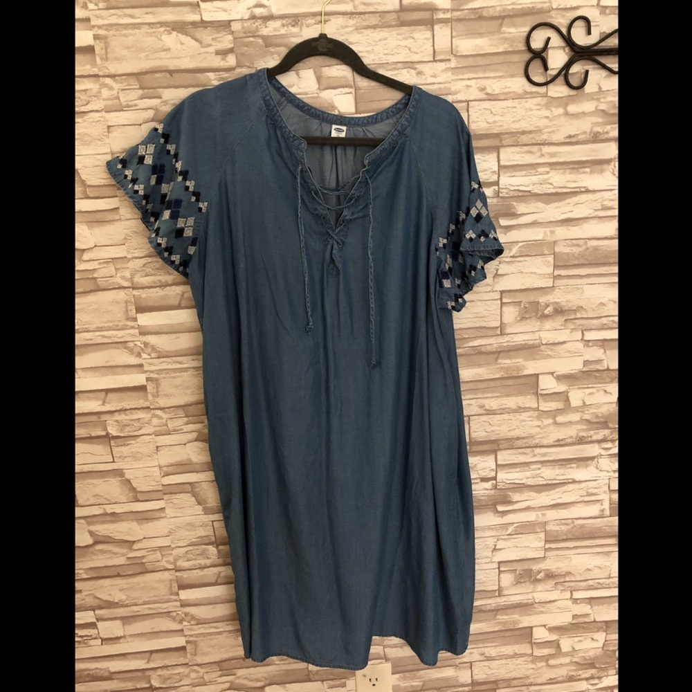 Old Navy denim dress: Size XL
